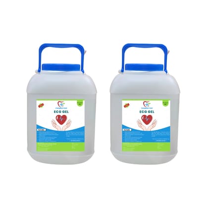 Complete Care ECG Gel, High Conductivity, Skin Friendly & Ultrasound Compatible, Electrocardiography, Physio & Therapeutic Purpose Gel, 5000 ml each