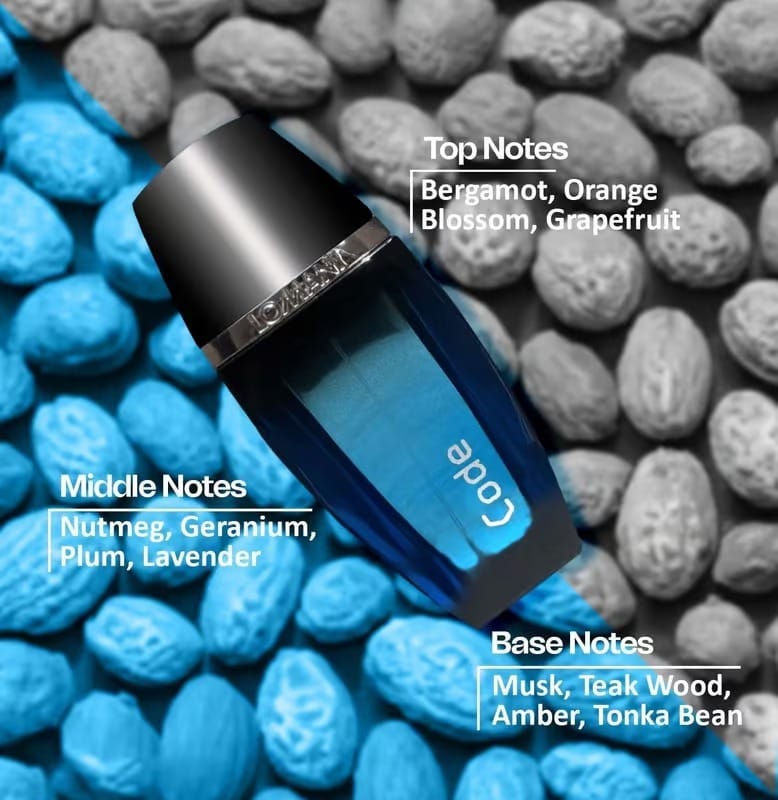 Lomani Code Eau De Toilette for Men 100ml – Classic, Masculine & Timeless Fragrance