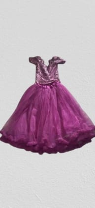 SIMHADRI APPANNA MATCHING CENTER - Girls' Pink Sequin and Tulle Party Dress SIMHADRI APPANNA MATCHING CENTER - Girls' Pink Sequin and Tulle Party Dress