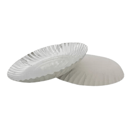 Silver Round Paper Plate Silver Round Paper Plate