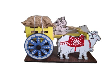Wooden Ox-Cart Miniature Toy Wooden Ox-Cart Miniature Toy
