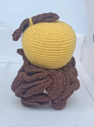 Handmade Crochet Bee Plushie Handmade Crochet Bee Plushie