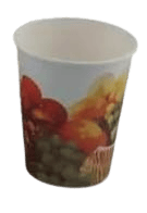 Paper Cups with Rooster Design
