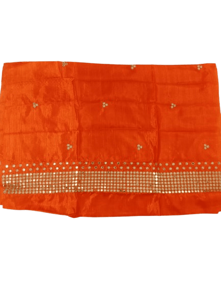 Orange Georgette Blouse Piece