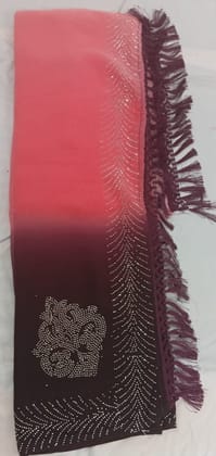 Embroidered  Silk Saree with blouse