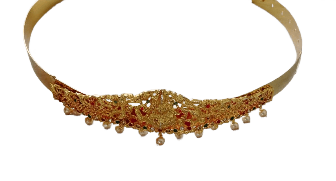 Traditional Indian Gold Plated Vaddanam / Kamar Band