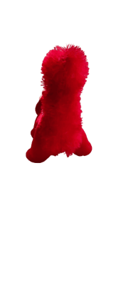 Red Furry Teddy Bear Stuffed Animal