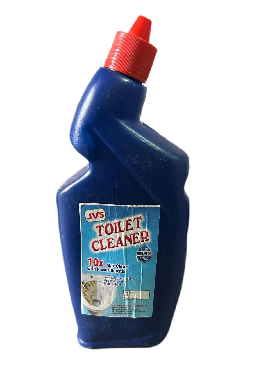 JVS Toilet Cleaner 10x Max Clean with Power Booster, 750 ml
