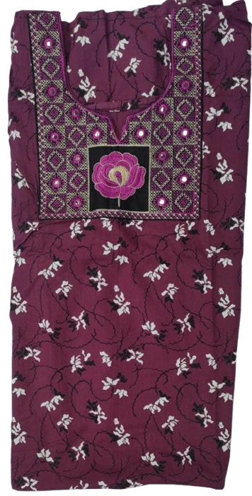 Merum colour Cotton Nightygown