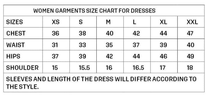 Size Guide Size Guide