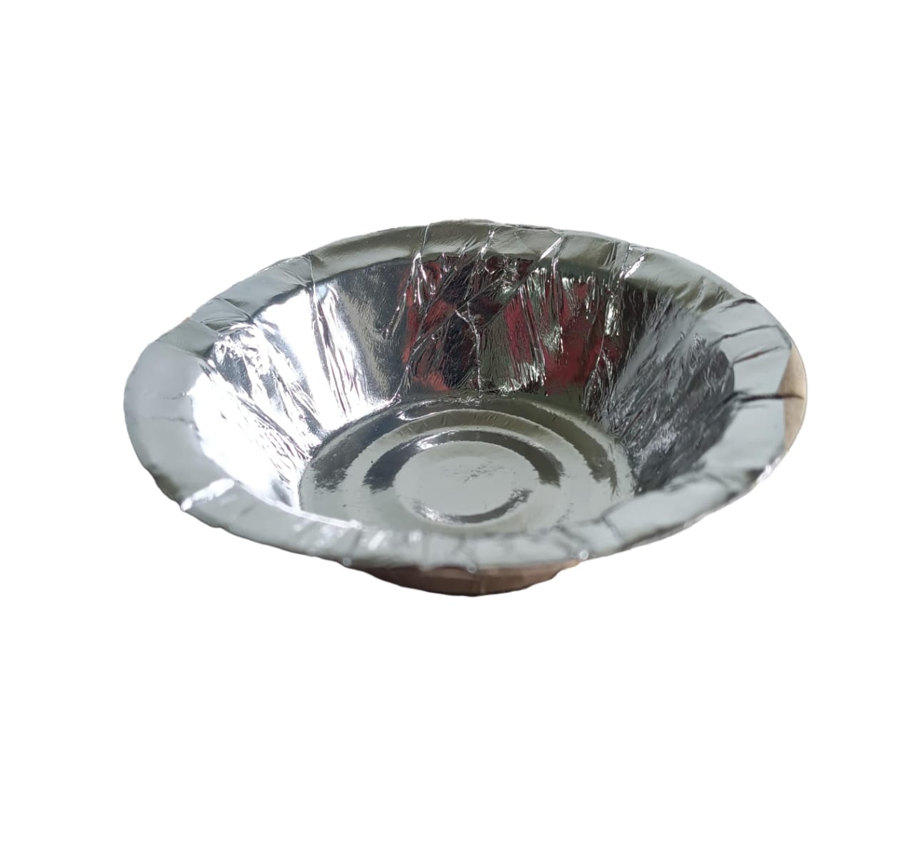 Kanaka Durga Silver Foil Paper Bowl