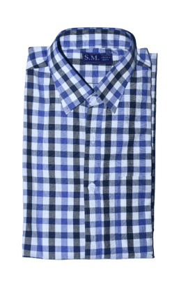Men's Casual Button Down Checkered Shirt Men's Casual Button Down Checkered Shirt