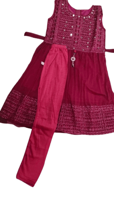 Embroidered Netted Party Wear Lehenga Choli With Palazzo And Dupatta Set For Girls Embroidered Netted Party Wear Lehenga Choli With Palazzo And Dupatta Set For Girls