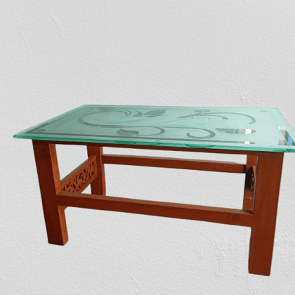 Glass Top Wooden Coffee Table Glass Top Wooden Coffee Table