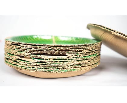 Paper Plates Thali (Green, 12 inches) - Set of 50 Pieces Paper Plates Thali (Green, 12 inches) - Set of 50 Pieces