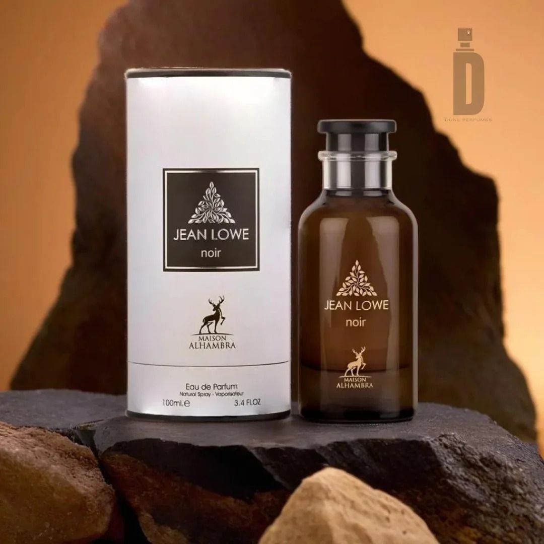 Maison Alhambra Jean Lowe Noir Eau de Parfum for Unisex 100ml – Woody Spicy Elegant Fragrance