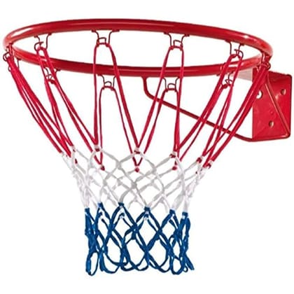 Professional Basketball Ring with Net (Orange)