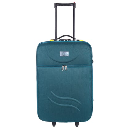 Carry-On Luggage, Lightweight and Durable Suitcase with Spinner Wheels, Teal 22