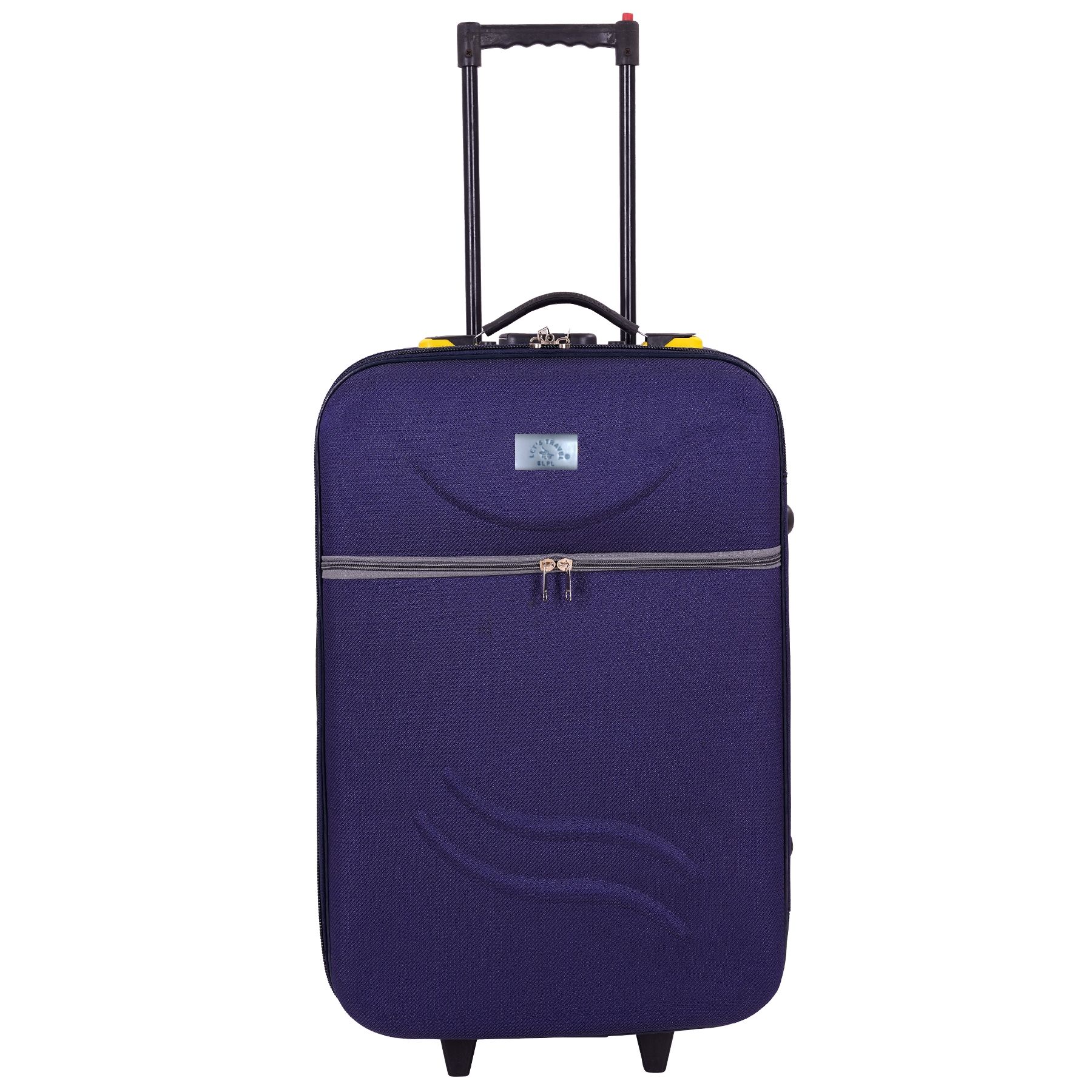  "Blue Hardside Carry-On Suitcase with Spinner Wheels"