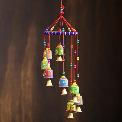 Multicolour Handcrafted Decorative Window Door Wall Hanging Bells Wind Chimes