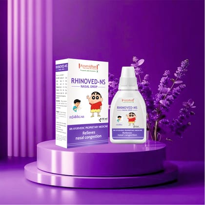 Rhinoved-NS Nasal Drops - Ayurvedic Medicine for Nasal Congestion - 10ml
