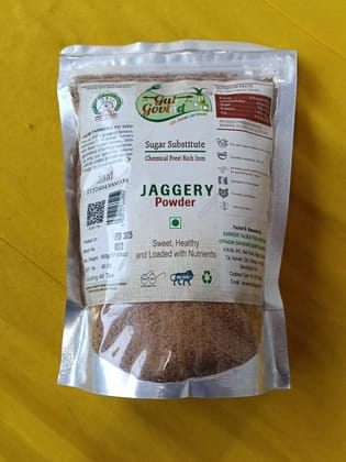 Organic Jaggery Powder Online - Chemical Free, Rich in Iron, Natural Sweetener, 500g