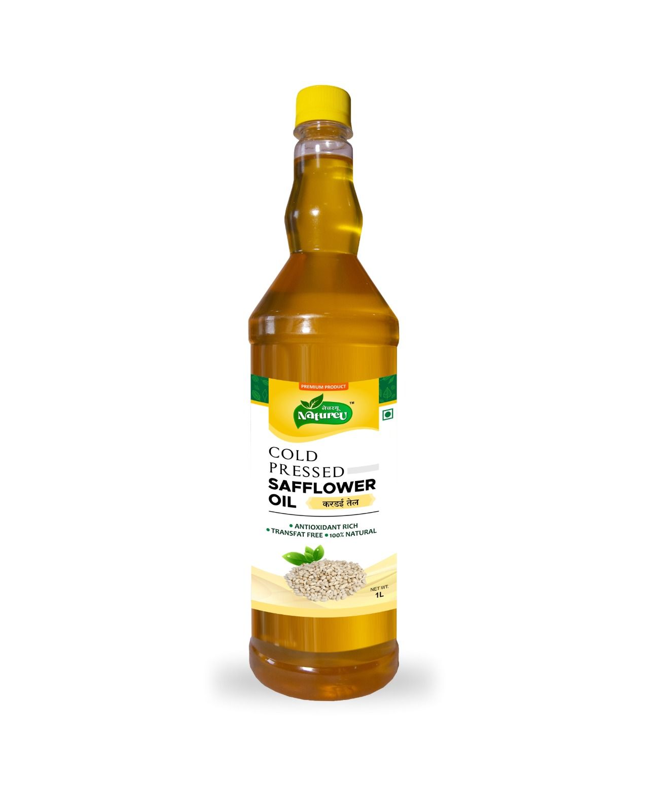Natureu Cold Pressed Safflower Oil (1L)