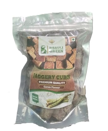 Premium Quality Carom Flavored Jaggery Cubes -