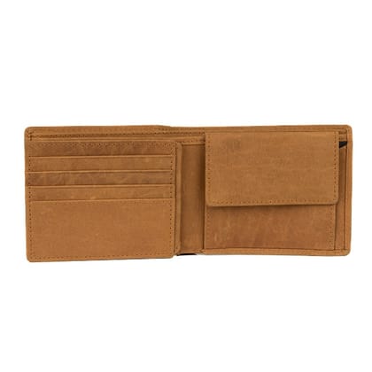 Brown Leather Bifold Wallet for Men with RFID Blocking Technology Brown Leather Bifold Wallet for Men with RFID Blocking Technology