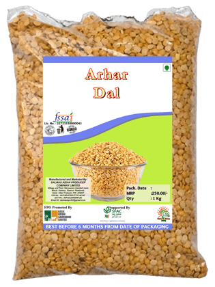Arhar Dal, 1 Kg, 100% Pure, FSSAI Approved, Best Before 6 Months from Date of Packaging Arhar Dal, 1 Kg, 100% Pure, FSSAI Approved, Best Before 6 Months from Date of Packaging