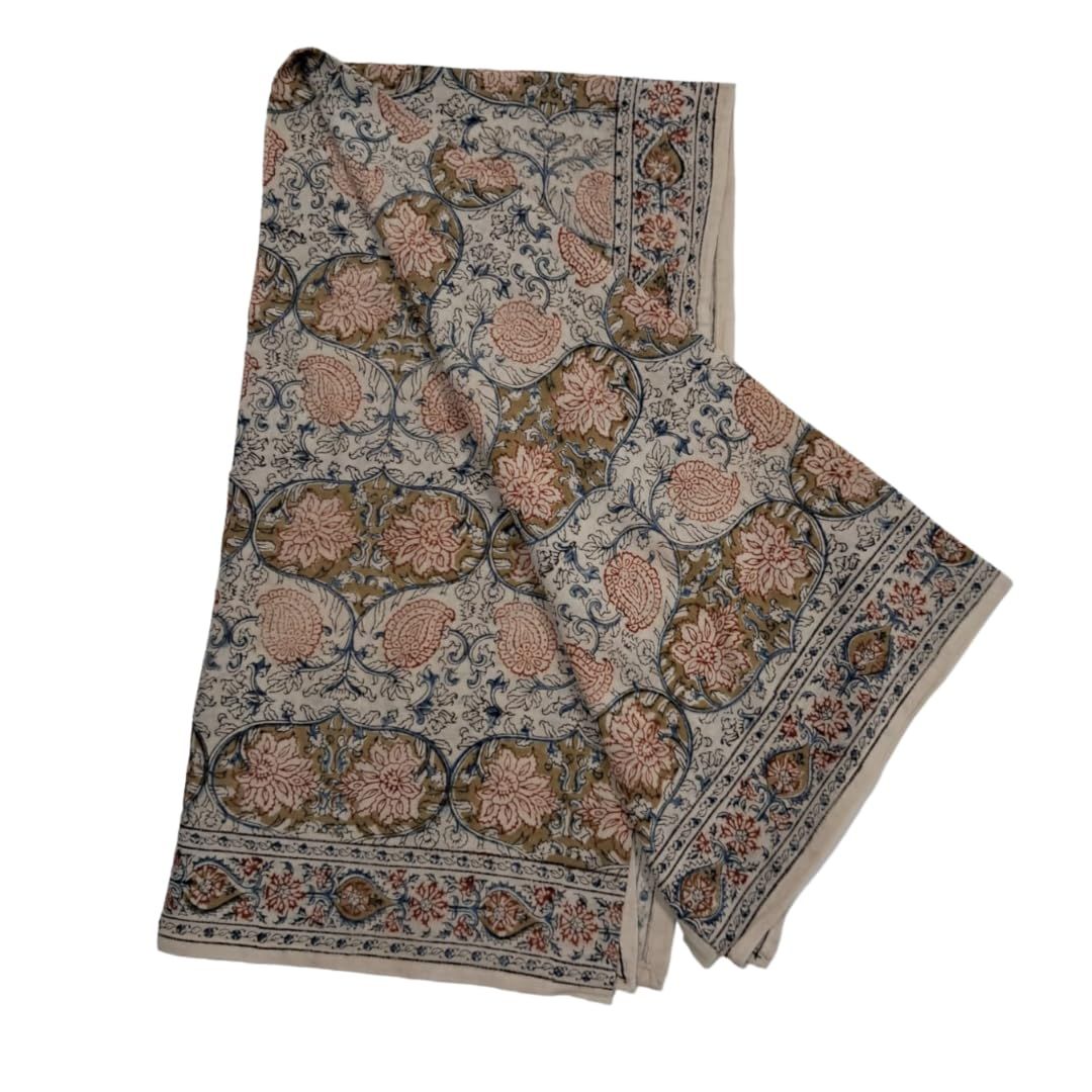 Lepakshi Handicrafts kalamkari Block Print Scarf