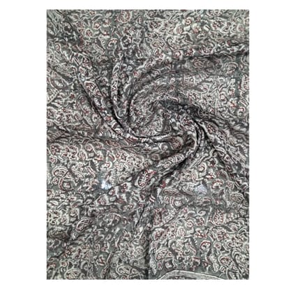 Lepakshi Handicrafts Kalamkari Block Print Saree (Mangalagiri Cotton Silk) (11)