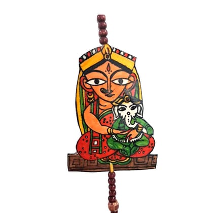Lepakshi Handicrafts Leather Puppetry Door & Wall Hangings Gowri Ganesh Lepakshi Handicrafts Leather Puppetry Door & Wall Hangings Gowri Ganesh