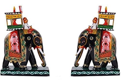 Lepakshi Handicrafts Kondapalli Maharaja Ambari Wooden Toy - Handcrafted Traditional Decor and Gift (Multicolor, 5.5 x 3 x 8 Inches)� Lepakshi Handicrafts Kondapalli Maharaja Ambari Wooden Toy - Handcrafted Traditional Decor and Gift (Multicolor, 5.5 x 3 x 8 Inches)�