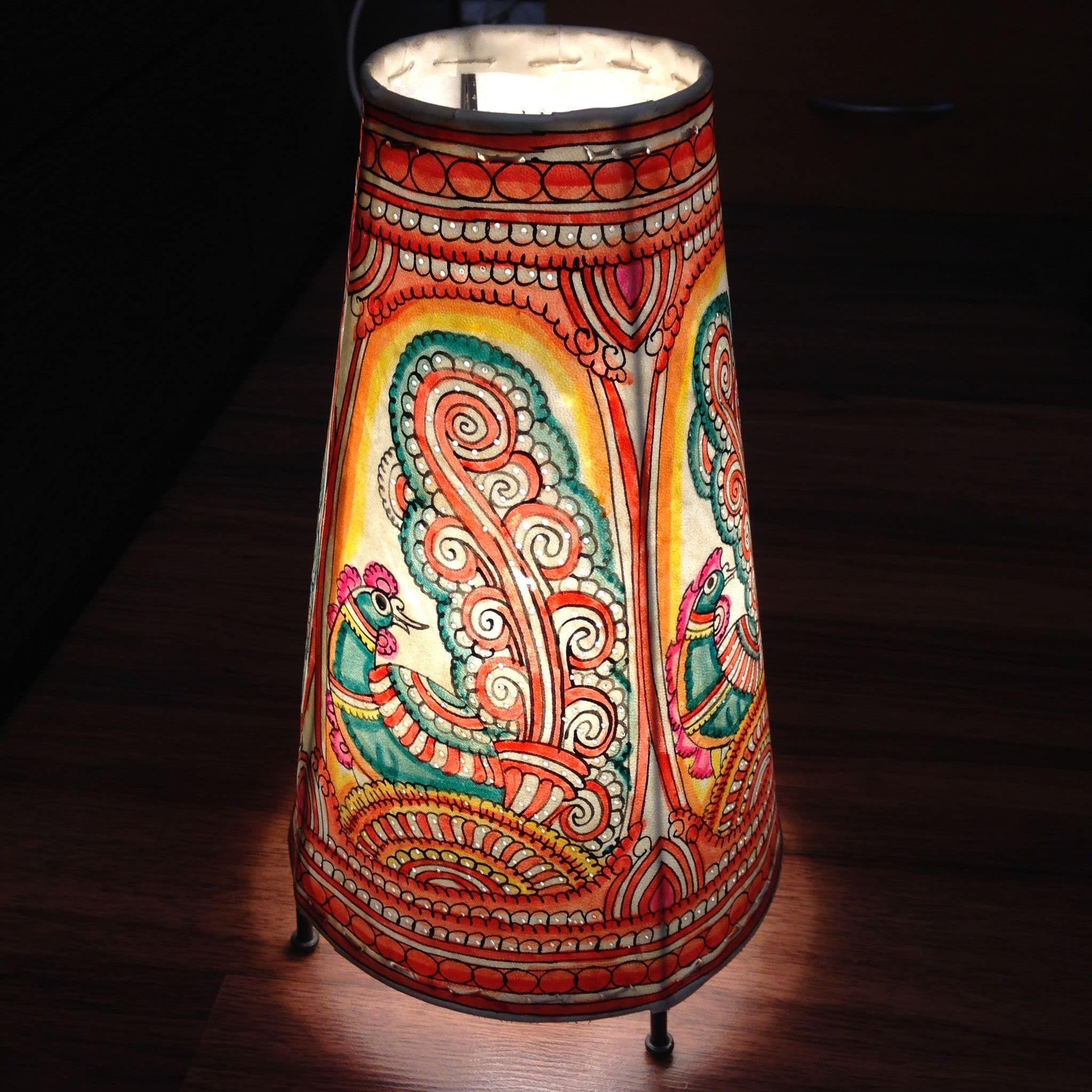 Lepakshi Handicrafts Leather Puppetry Lamp Shade 12inch