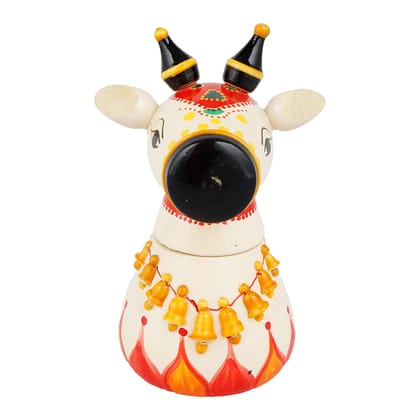 Lepakshi Wood Etikoppaka Toys Figurine, 2.1/2 x 2 x 31/2, Multicolour, 1 Piece Lepakshi Wood Etikoppaka Toys Figurine, 2.1/2 x 2 x 31/2, Multicolour, 1 Piece