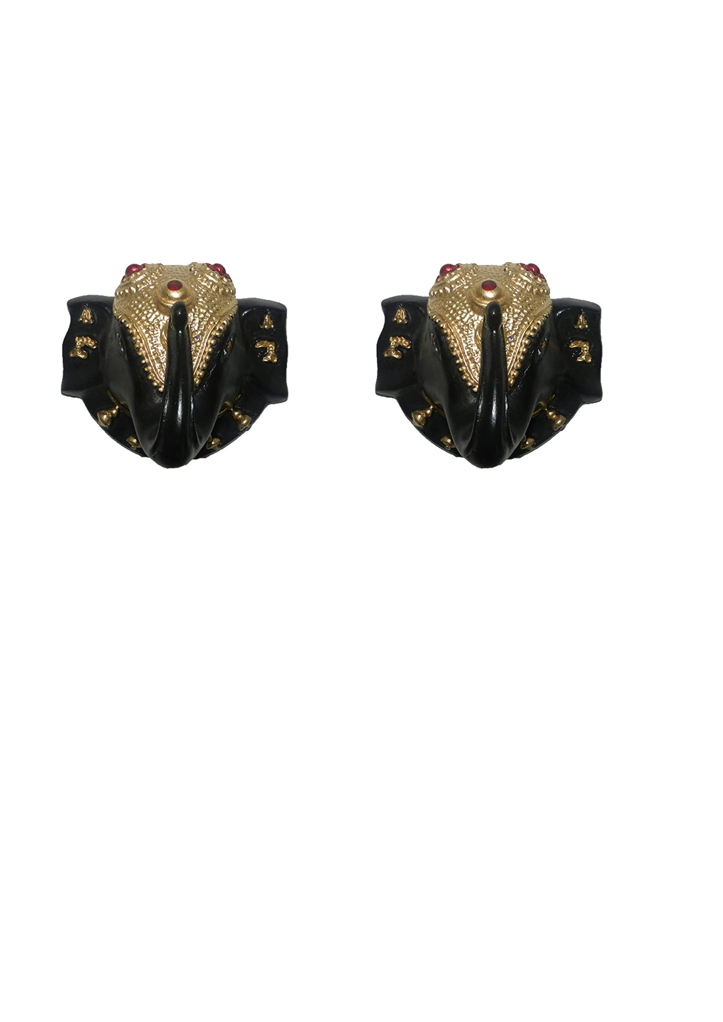 Lepakshi Handicrafts Clay Elephant Head Pair