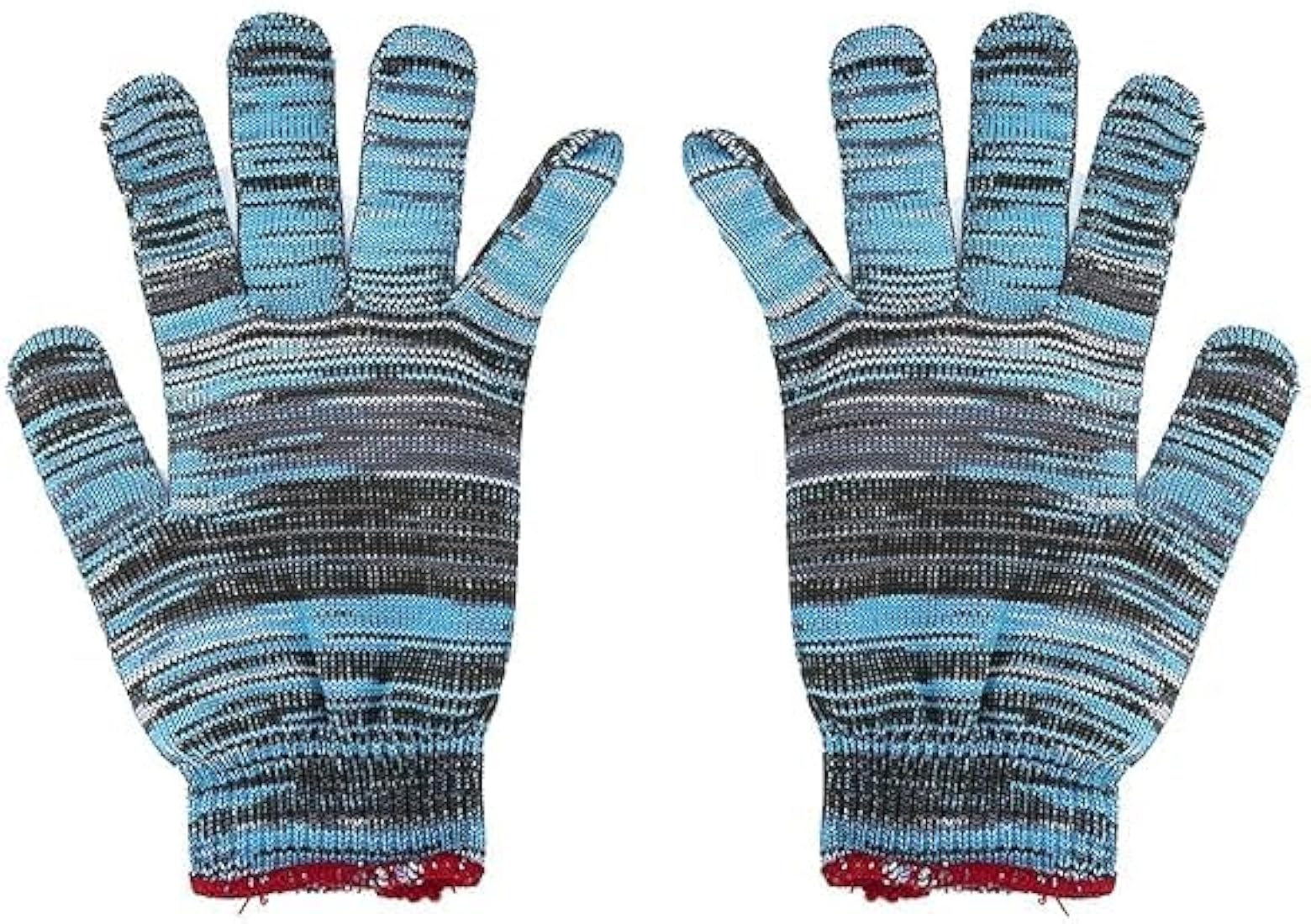  Unisex Winter Warm Knitted Gloves, Thermal Fleece Lined Touchscreen Texting Mittens for Men Women