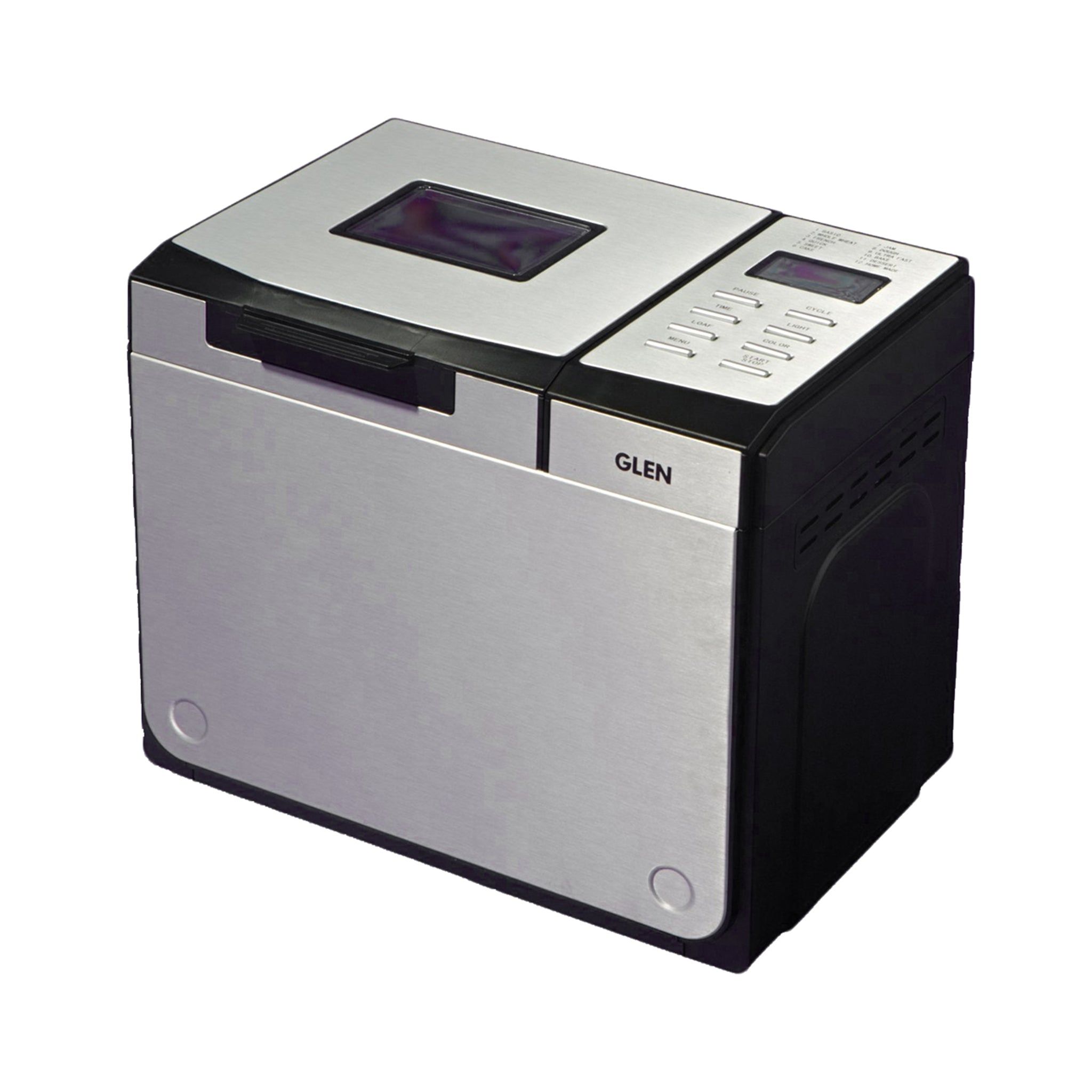 Bread Maker & Atta Kneader, Fully Automatic, 12 Pre-Set Functions, Electronic Control Panel - Silver (3034)