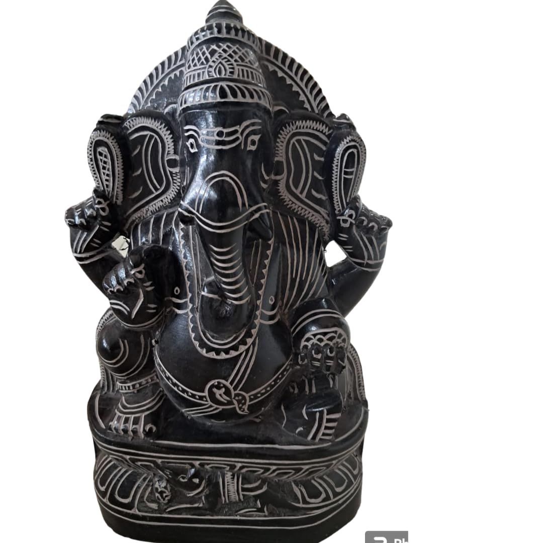 Lepakshi Handicrafts Allagadda Stone Carving Ganesh