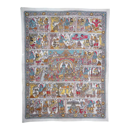 Lepakshi Handicrafts Pen Kalamkari Sri Kalahasti Painting Special Work Seetha Swayamvaram Story Harizontal/Home d�cor/Wall d�cor/Handmade Painting Lepakshi Handicrafts Pen Kalamkari Sri Kalahasti Painting Special Work Seetha Swayamvaram Story Harizontal/Home d�cor/Wall d�cor/Handmade Painting