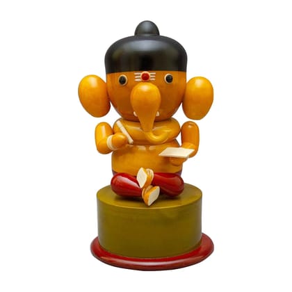 Lepakshi Handicrafts Etikoppaka Kid Vidya Ganesh Toy - Handcrafted Traditional Decor and Gift (Multicolor, 2.5 x 2.5 x 6 Inches) Lepakshi Handicrafts Etikoppaka Kid Vidya Ganesh Toy - Handcrafted Traditional Decor and Gift (Multicolor, 2.5 x 2.5 x 6 Inches)