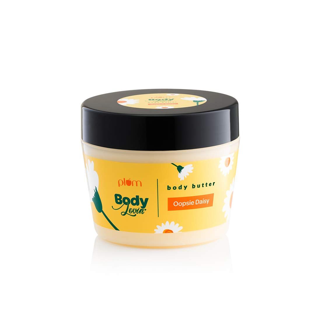 Plum Bodylovin' Oopsie Daisy Body Butter, Intense Moisture, Non, Greasy, Quick Absorbing, Rich Shea Butter Formula, For Dry To Very Dry Skin, Citrusy & Floral Fragrance Body Cream, 200 G