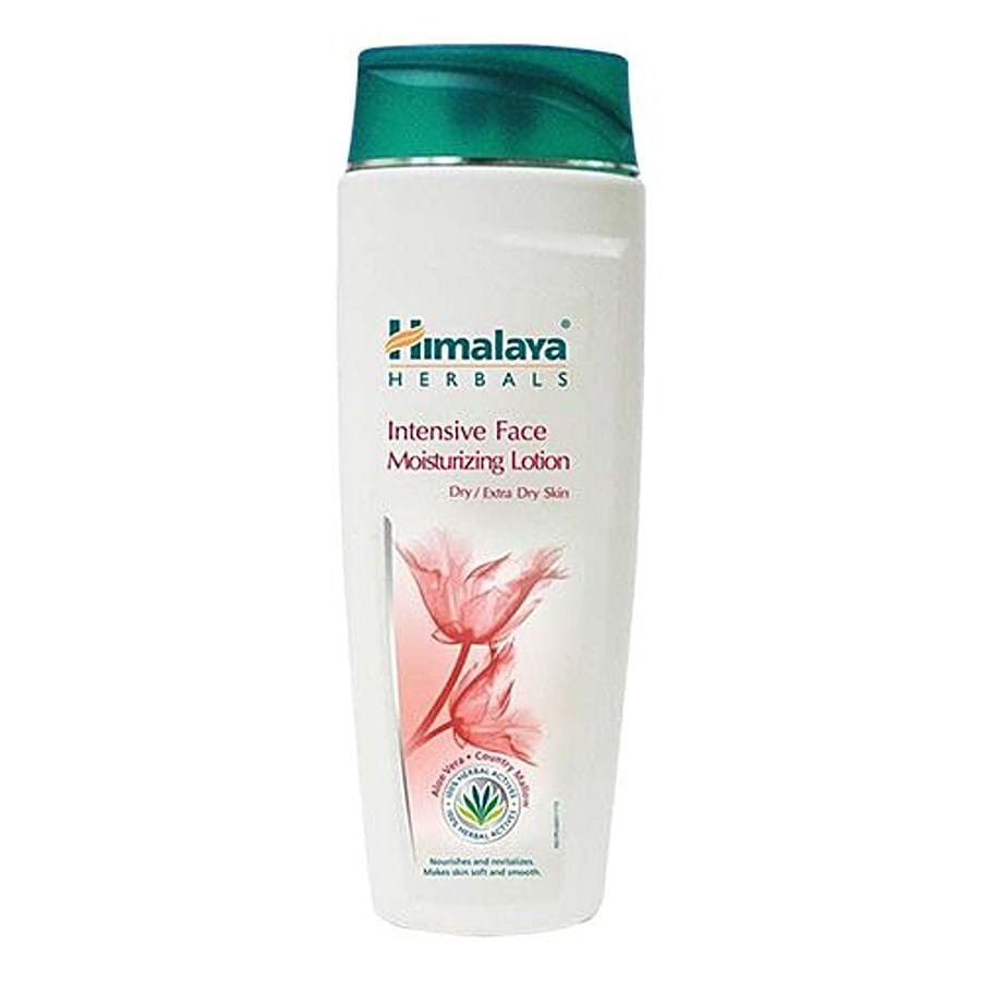 Himalaya Intensive Face Moisturizing Lotion, Aloe Vera, Country Mallow, For Dry/Extra Dry Skin, 100% Herbal Actives, 100 Ml