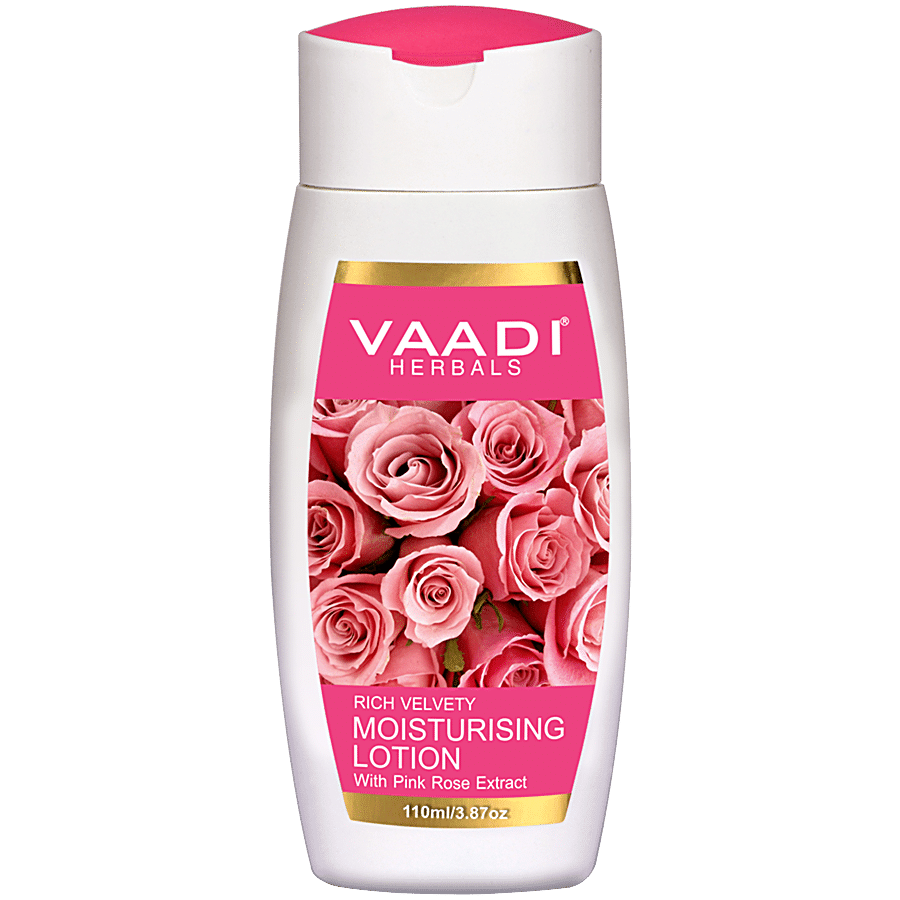 Vaadi Moisturising Lotion, With Pink Rose Extract, 110 Ml