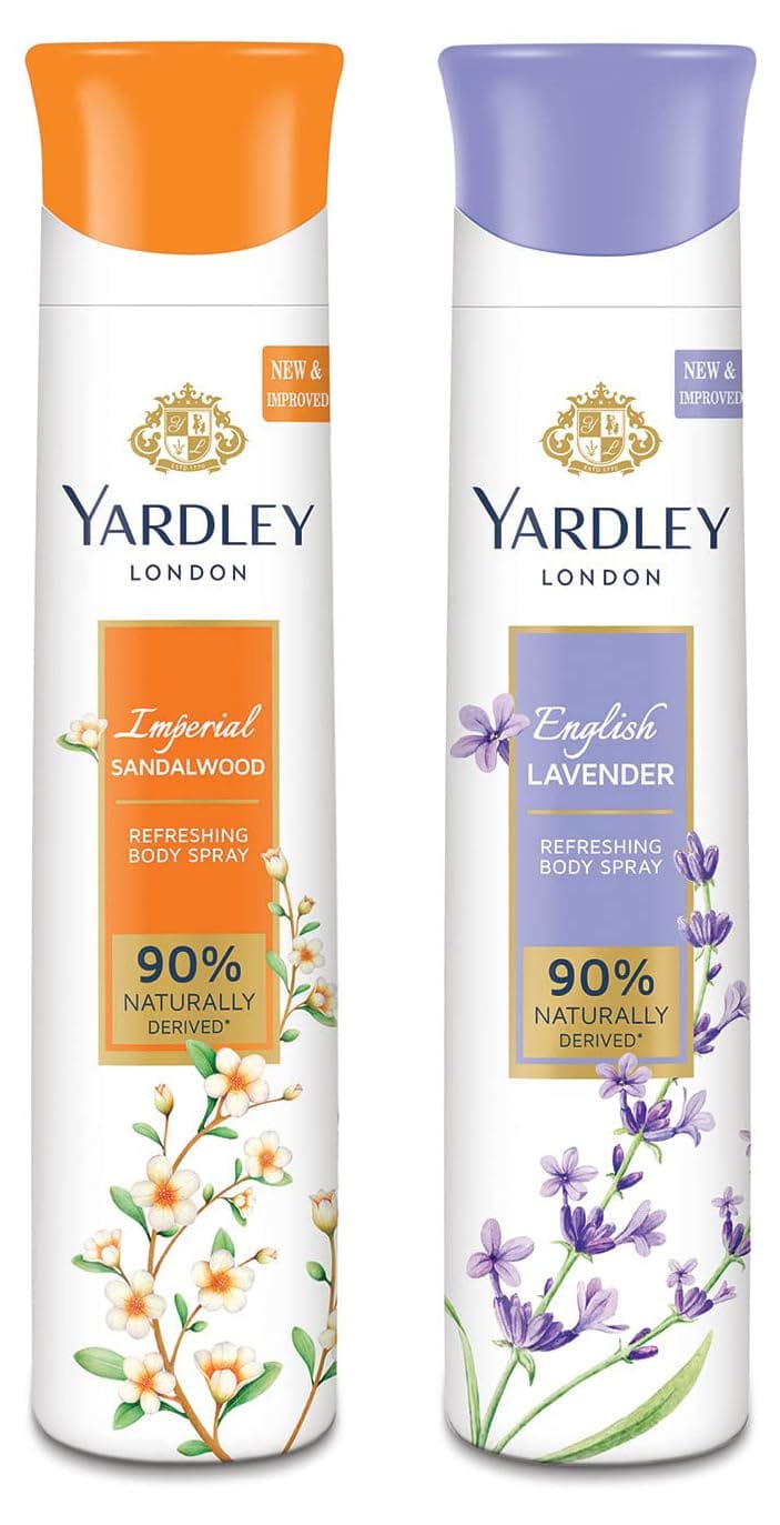 Yardley Sandalwood Body Spray, 150Ml