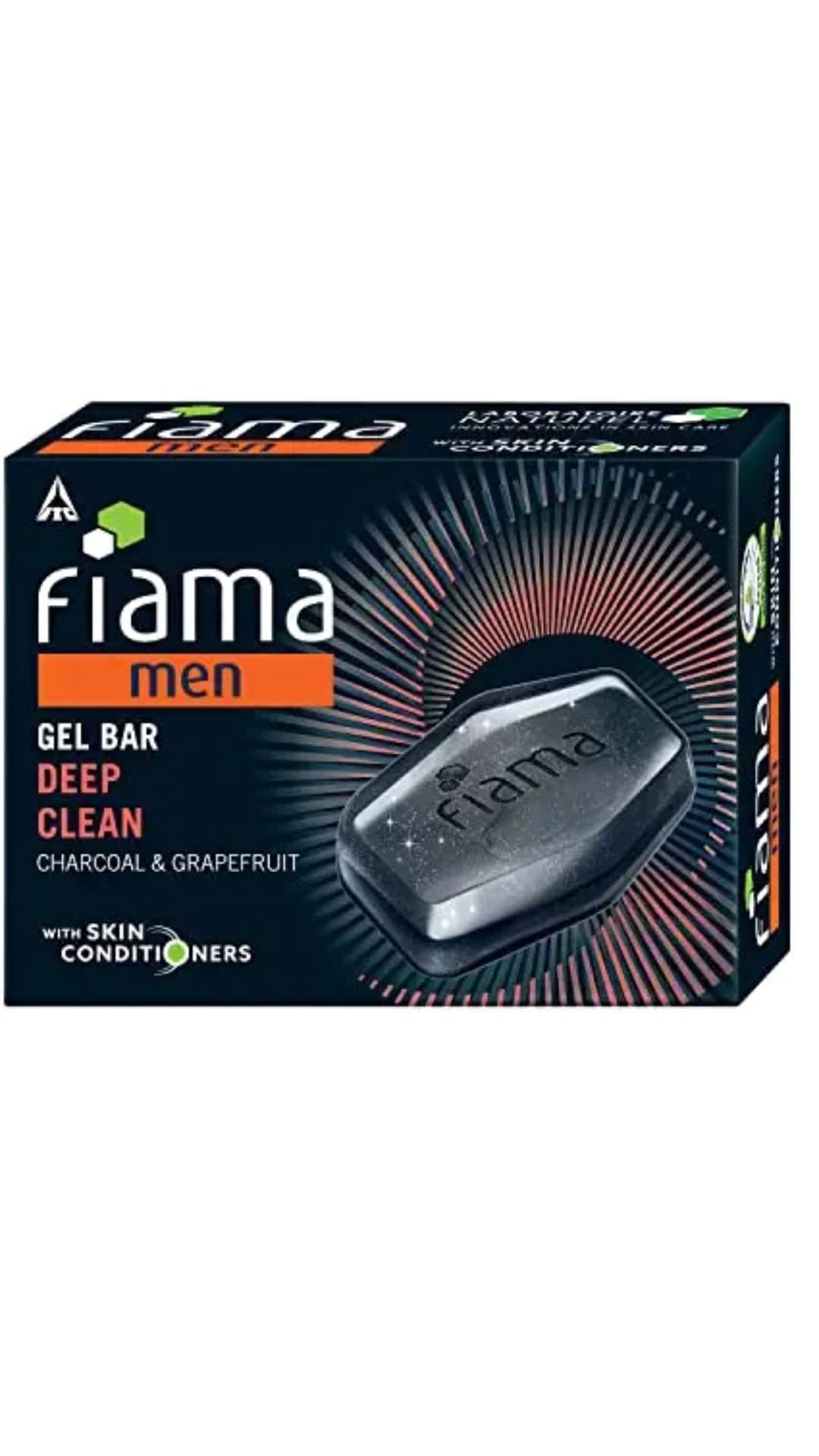 Fiama Men Deep Clean Gm Bar, With Charcoal, 75 G
