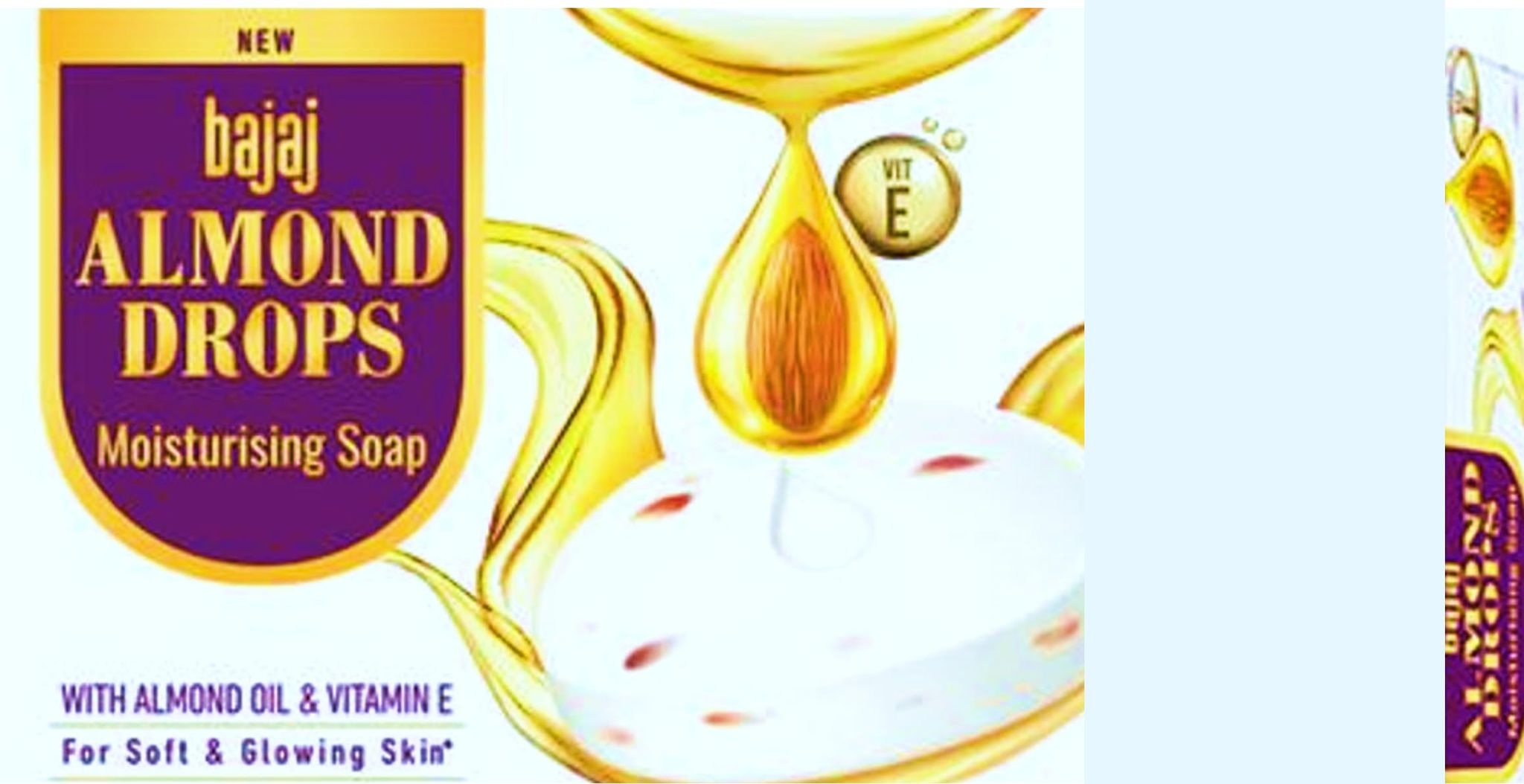 Bajaj Almond Drops Moisturising Soap, 100G
