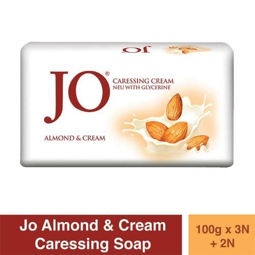 Jo Soap, Almond & Cream, With Glycerin, 100 G (Buy 3 Get 2 Free)