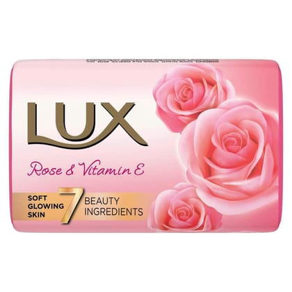 Lux Soft Glow Rose & Vitamin E For Glowing Skin Soap Beauty Soap 150 G Lux Soft Glow Rose & Vitamin E For Glowing Skin Soap Beauty Soap 150 G